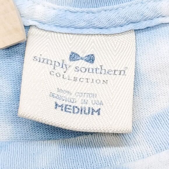 Simply Southern Casual Graphic Short Sleeve Shirt Womens Size Medium M Multi - Picture 3 of 8